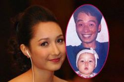 Ảnh Anna Trương lúc nhỏ ngộ nghĩnh bên bố Anh Quân