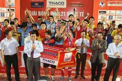 Đội U-21 VN giành chức vô địch