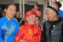 Niềm vui của mẹ Quy