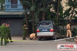 Xe biển xanh húc 4 học sinh nhập viện