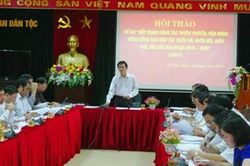 Đẩy mạnh công tác tuyên truyền, vận động vùng đồng bào dân tộc thiểu số, miền núi, biên giới, hải đảo