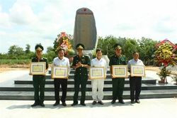 Khánh thành bia tưởng niệm liệt sĩ Đồn BP Phước Tân
