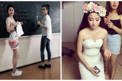 Vợ hot girl Thanh Hóa của chàng 'đẹp trai nhiều đứa yêu'
