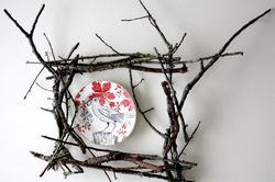 Muôn kiểu trang trí nhà cửa ấn tượng với cành cây khô