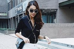 Sơ mi pijama, xu hướng giao mùa hút sao Việt