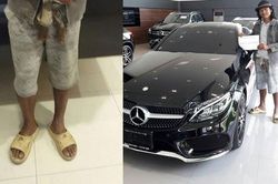 Người đàn ông đi dép lê vào showroom Mercedes và cái kết xấu hổ cho nữ nhân viên chảnh