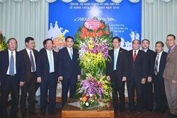 Chủ tịch Nguyễn Đức Chung chúc mừng Giáng sinh cộng đồng tín hữu Tin Lành