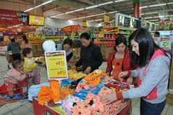Sôi động thị trường hàng hóa dịp Tết