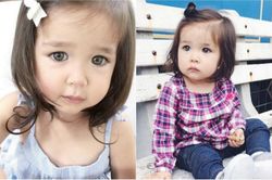 'Tan chảy' trái tim vì thiên thần nhí lai Hàn – Mỹ