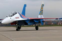 Xem phi đội Su-30SM 'Tráng sĩ Nga' uy mãnh tại sân bay Nội Bài