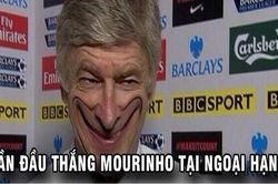 Ảnh chế bóng đá: Lần đầu Wenger 'làm chuyện ấy' với Mourinho