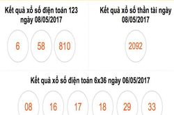 Kết quả xổ số điện toán Vietlott ngày 8/5/2017