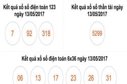 Kết quả xổ số điện toán Vietlott ngày 13/5/2017