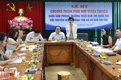 Báo Tin Tức, Vnews ký hợp tác tuyên truyền chống buôn lậu, gian lận thương mại