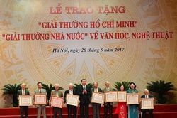 Long trọng lễ trao Giải thưởng Nhà nước, Giải thưởng Hồ Chí Minh về VHNT năm 2017