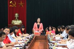 Thường trực Thành ủy Hà Nội làm việc với Đảng đoàn Hội Chữ thập đỏ Việt Nam