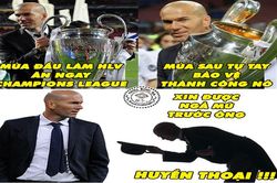 Ảnh chế bóng đá: Zidane khiến cả thế giới bái phục