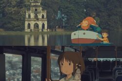 Bạn đã bao giờ tưởng tượng, các nhân vật của Ghibli sẽ thế nào nếu 'đi lạc' giữa Hà Nội?
