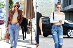 Sao ngoại gợi ý cách mix đồ với boyfriend jean