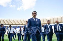 Các 'nam thần' Juventus đầy lịch lãm xuất hiện trên sân Olimpico