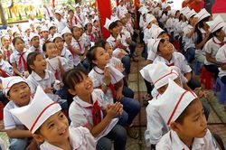 Phó Chủ tịch Ngô Văn Quý dự Lễ khánh thành trường Tiểu học Phương Trung II