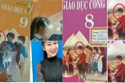 Thi nhau săn lùng 'trai xinh gái đẹp' trên sách giáo khoa