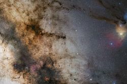 Cảnh thiên hà Milky Way 'đụng' chòm sao Nhân Mã, Bọ Cạp