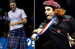 Mặc váy thi đấu, Federer vẫn hạ đẹp Murray