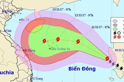 Bão số 13 có thể đổi hướng, nhắm vào miền Trung