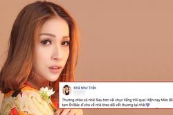 Sau 1 ngày im lặng, Khả Như lên tiếng trước sự cố bị bỏng nặng khi tập kịch