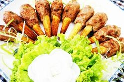 Đầu tuần đãi cả nhà tôm bọc ngô bao tử nướng
