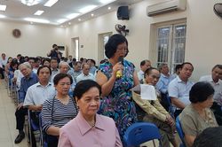Cử tri quận Ba Đình kiến nghị nên bố trí tái định cư bằng tiền