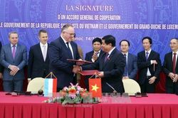 Việt Nam và Luxembourg ký kết Hiệp định khung hợp tác