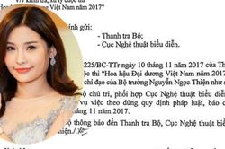 Bộ trưởng Bộ VHTTDL yêu cầu xử lý dứt điểm lùm xùm của Hoa hậu Đại dương