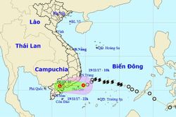 Bão số 14 suy yếu thành áp thấp nhiệt đới