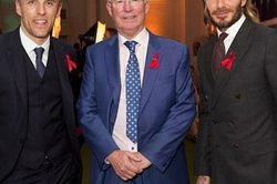 Beckham, Neville hội ngộ thầy Alex Ferguson