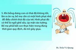 Lời khuyên của bác sĩ hot boy về cách xử lý trẻ ăn vạ