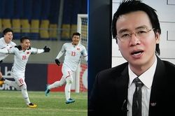 Khoảnh khắc BLV Tạ Biên Cương rơi nước mắt mừng Việt Nam vào tứ kết U23 châu Á