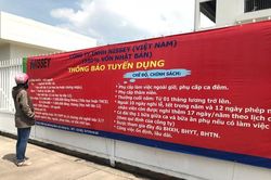 Doanh nghiệp rầm rộ treo bảng tìm lao động sau tết