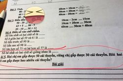 Dân mạng tranh cãi 'nảy lửa' về bài toán 'hại não' của học sinh lớp 1