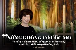 Doanh nhân Thái Hương chia sẻ việc gây dựng thương hiệu sữa TH True Milk