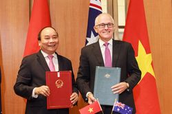 Thủ tướng Việt Nam - Australia ký tuyên bố đối tác chiến lược lịch sử