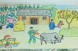 Bức tranh tập vẽ nhắc bạn về 'tuổi thơ dữ dội'