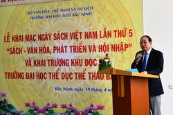 Khai mạc ngày sách Việt Nam tại ĐH TDTT Bắc Ninh