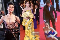 Loạt sao Hoa ngữ 'khoe thân' vẫn 'thộn mặt' trên thảm đỏ Cannes