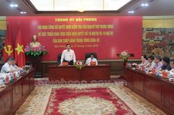 Ban Bí thư: Công bố Quyết định kiểm tra công tác tổ chức, cán bộ tại Hải Phòng