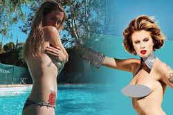 Ireland Baldwin tung ảnh bán nude, khoe hình xăm 'khủng' bên hông