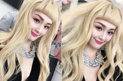Hạ Vi bị chê kém sắc khi nhuộm tóc vàng hoe