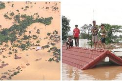 Vỡ đập thủy điện ở Lào: Người dân leo lên cây tránh lũ, cứu hộ chạy đua với thời gian