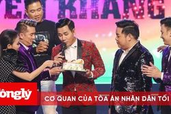 Đàm Vĩnh Hưng, Minh Tuyết mừng sinh nhật Nguyên Khang ở trường quay